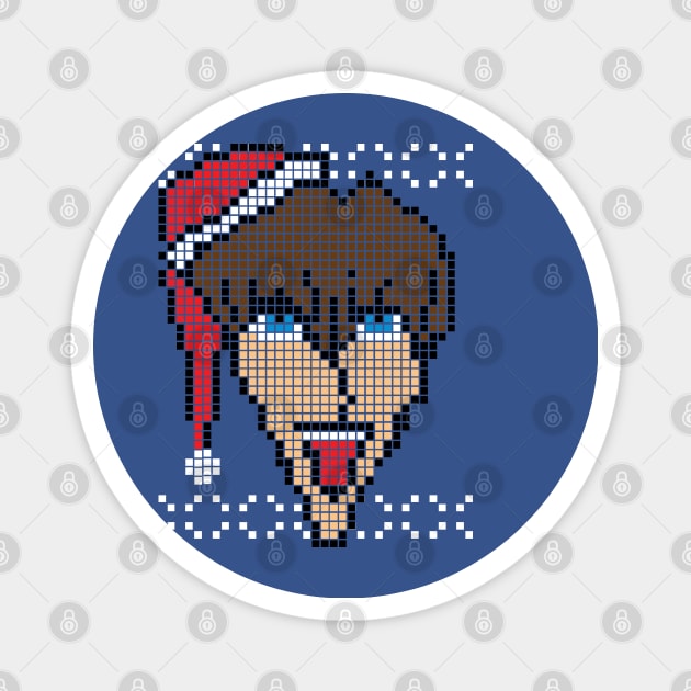 Ugly Christmas Sweater Kaiba Magnet by slifertheskydragon